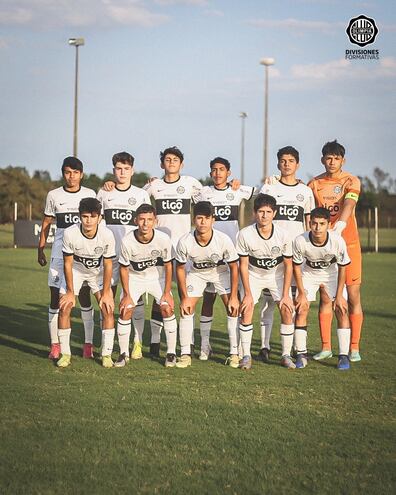 Plantel de Olimpia Sub 14, puntero de la categoría