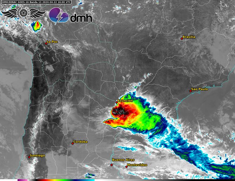 Núcleos de tormenta.