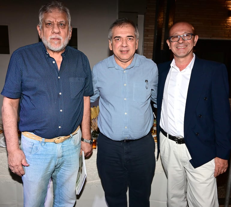 Jorge Talavera, Pascual Rubiani y Rodrigo Alonso.