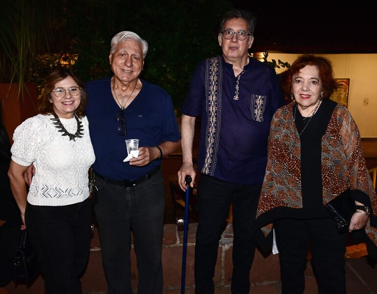 Rosi Bello, Jorge Jury, Félix Toranzos y María Eugenia Ruiz.