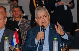 Enrique Riera, ministro del Interior.