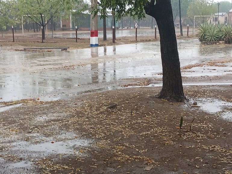 El distrito de Fuerte Olimpo es una de las zonas donde las lluvias superaron los 70 milímetros.