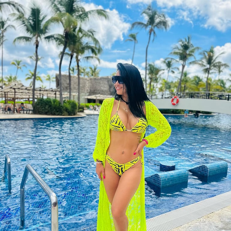 La exmodelo Gloria Vera está pasando días de ensueño en República Dominicana. (Instagram/Gloria Vera)