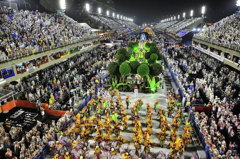 Sambódromo de Rio de Janeiro, Brasil.