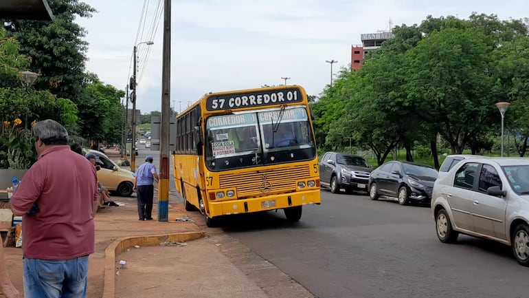 Transporte público en Encarnación.