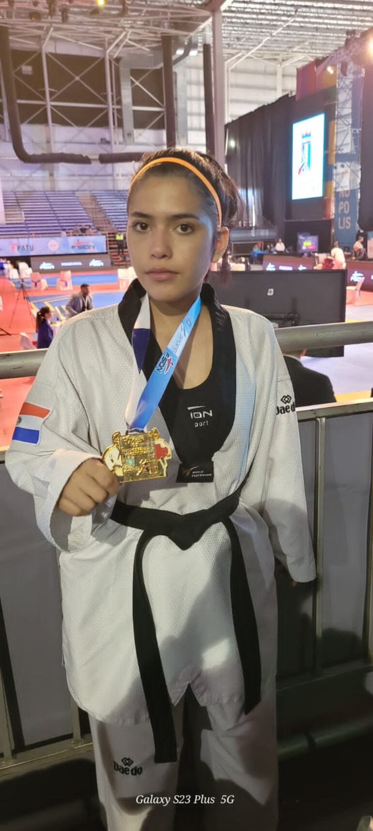 Montserrat Gómez consiguió medalla de oro en Combate en el Argentina Open 2023.