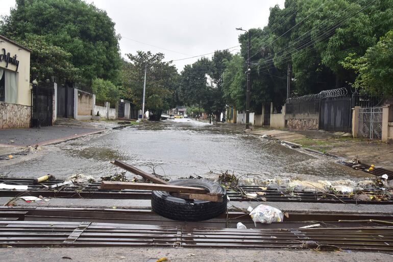 Problemas de desagüe en el barrio San Pablo. (Imagen de referencia).