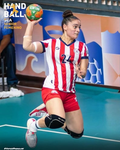 Ariana Portillo, la MVP del juego de ayer, contra El Salvador.