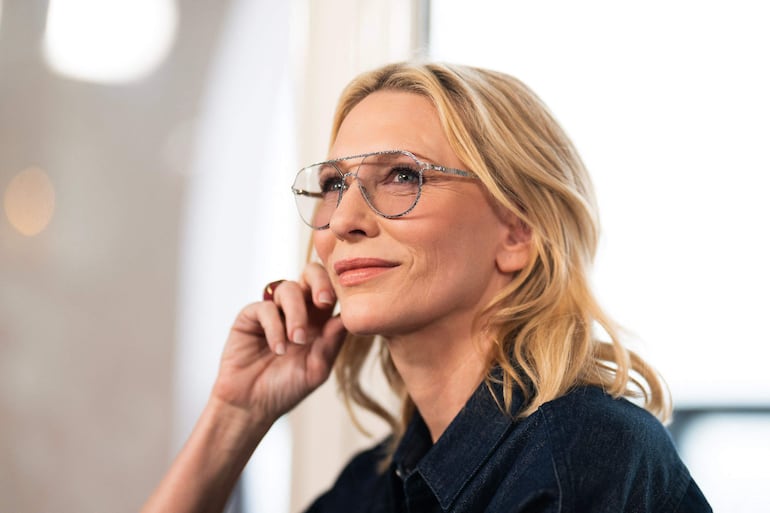 Cate Blanchett en un evento paralelo al Festival de Cannes. La actriz australiana será premiada en Toronto.