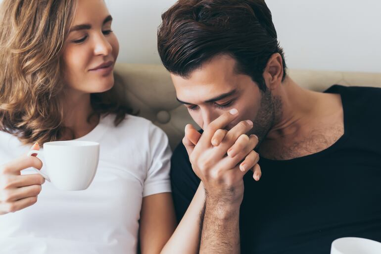 Pareja enamorada.