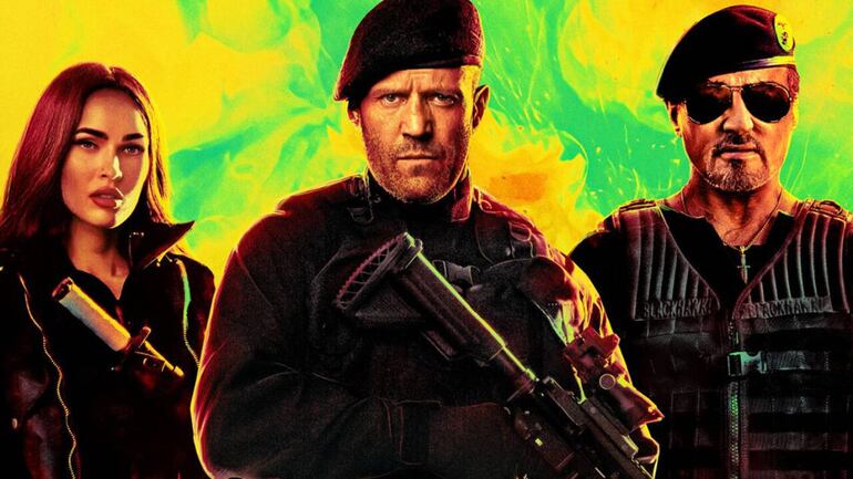 Los indestructibles 4 película Megan Fox Jason Statham Sylvester Stallone