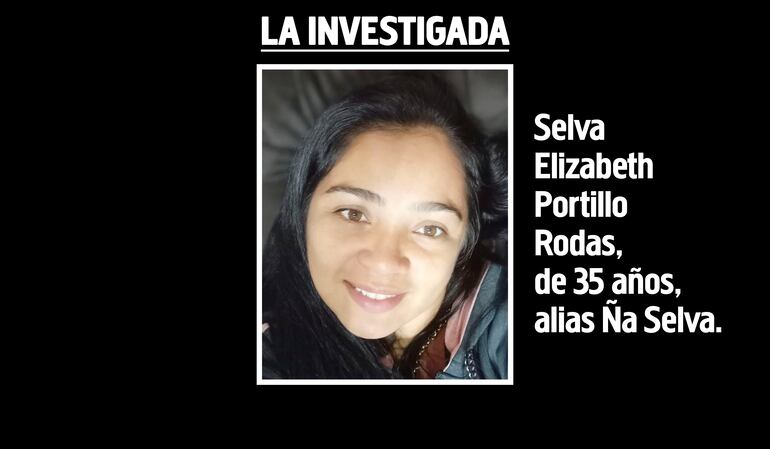 Selva Elizabeth Portillo Rodas, alias Ña Selva, investigada.