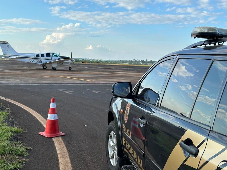 Se montó una fuerte custodia policial para el traslado.