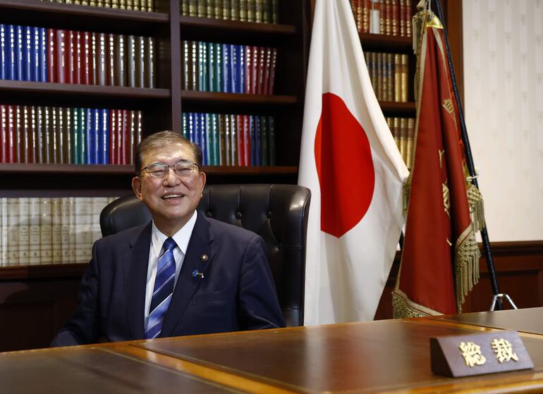 El líder del partido gobernante LDP, Shigeru Ishiba. Asumirá como primer ministro de Japón el 1 de octubre próximo.