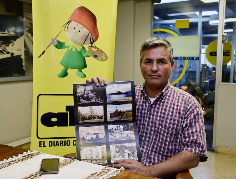 Hugo Gunsett exhipe parte de las fotografías de la Guerra del Chaco que coloreó y que forman parte del álbum "Héroes del Chaco 1932-1935".