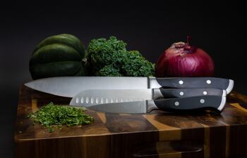 Diversos tipos de cuchillos de cocina
