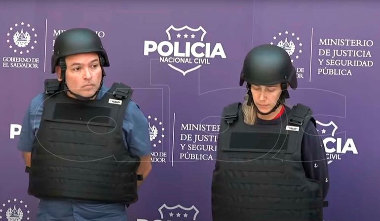 La Policía del Salvador logró capturar a pareja de narcotraficante y a quien la ayudó a esonderse tras estar vinculada en el asesinato del fiscal Marcelo Pecci