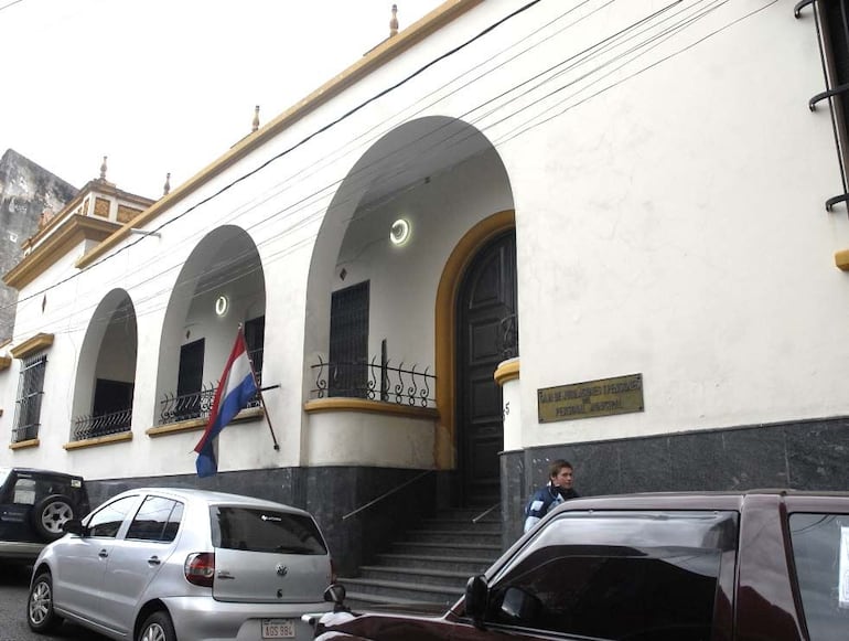 Fachada de la Caja de Jubilaciones y Pensiones del Personal Municipal.