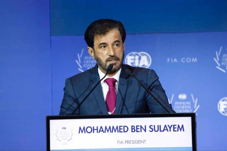 Mohammed Ben Sulayem, presidente de la FIA.