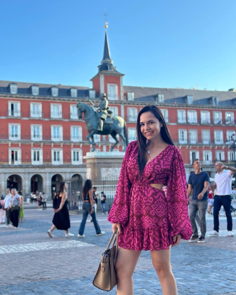 Melissa Quiñónez en Madrid, España. (Instagram/Melissa Quiñónez)