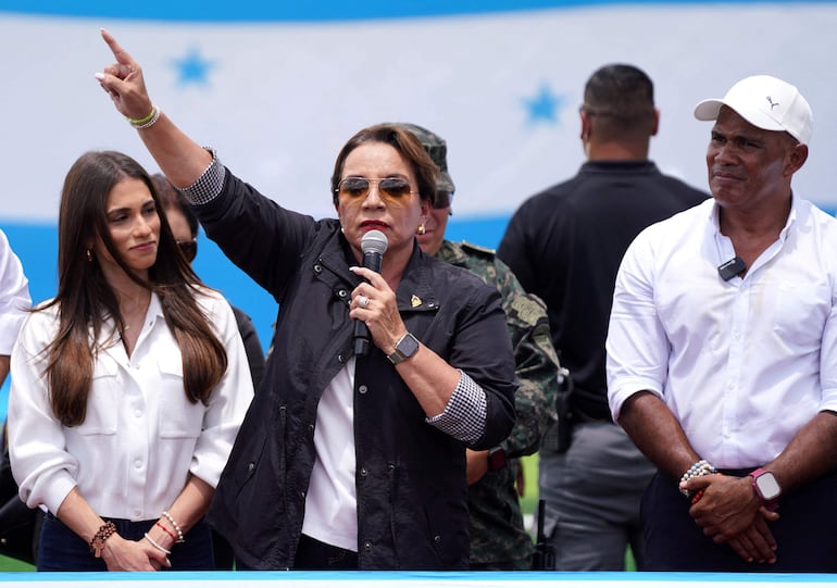 La presidenta hondureña, Xiomara Castro.