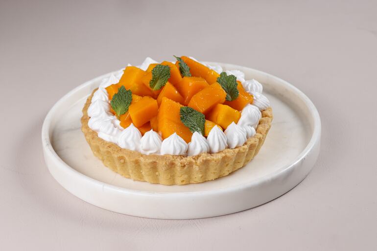 Tarta de mango.