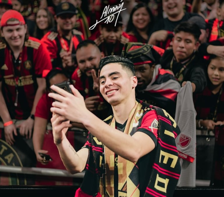 El paraguayo Miguel Almirón retornó al Atlanta.