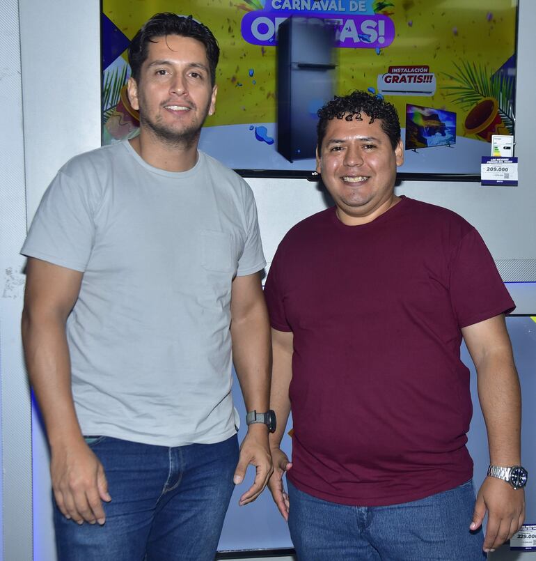 Luis Rojas y David Quiñonez.