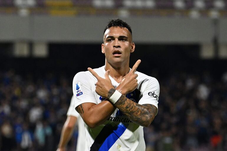 Lautaro Javier Martínez (26), figura goleadora del Inter de Milán.