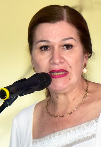 María Teresa Barán, ministra.