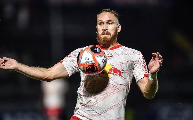 El "Vikingo" Isidro Pitta y su primer gol con Bragantino