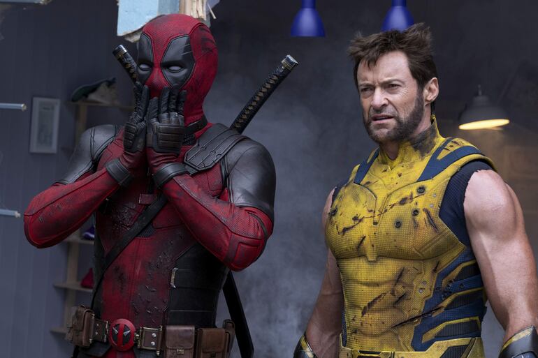 Ryan Reynolds y Hugh Jackman están al frente de "Deadpool & Wolverine", que mañana llega a los cines de Paraguay.