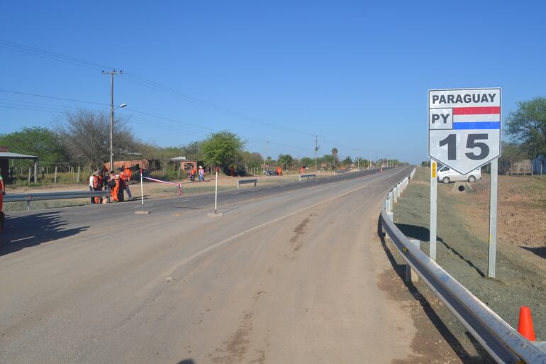 La ruta PY15 o Bioceánica le da un camino de todo tiempo a Carmelo Peralta.