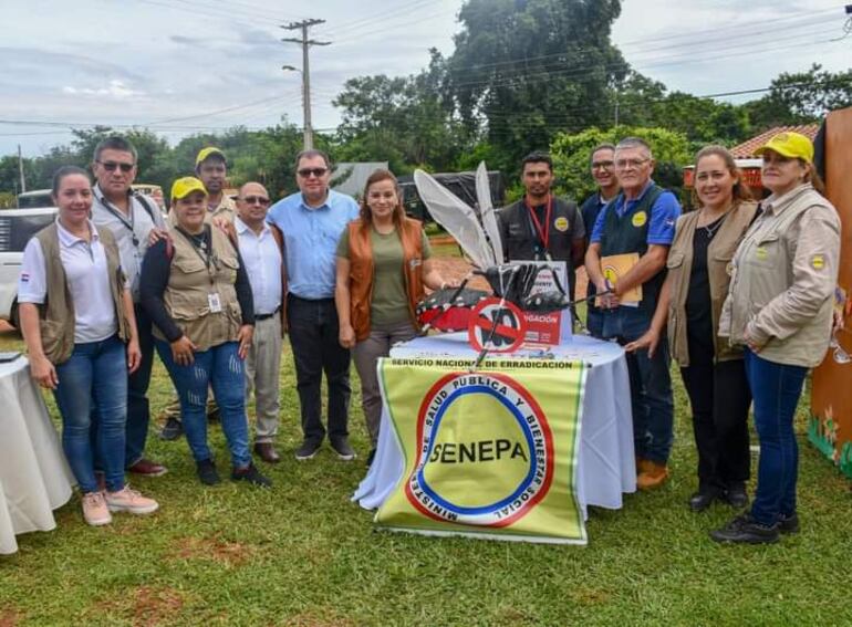 Se realizaron talleres explicativos del Servicio Nacional de Erradicación del Paludismo (Senepa) para combatir las enfermedades de temporada.