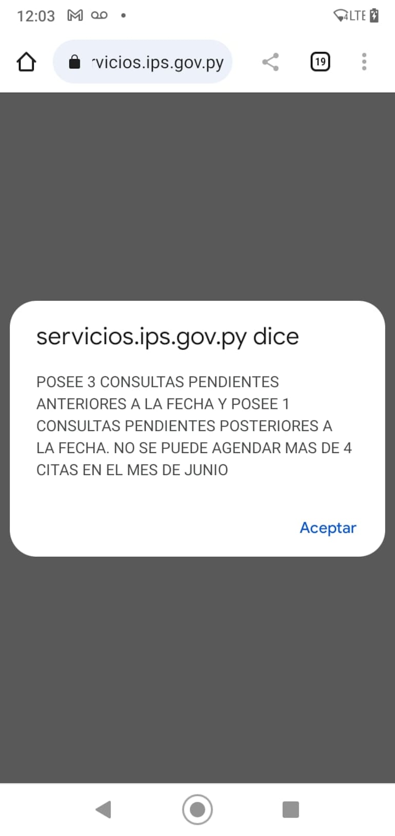 El IPS limita a cuatro las consultas que pueden ser realizadas al mes, denuncian asegurados.