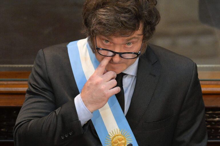 El presidente de Argentina, Javier Milei.