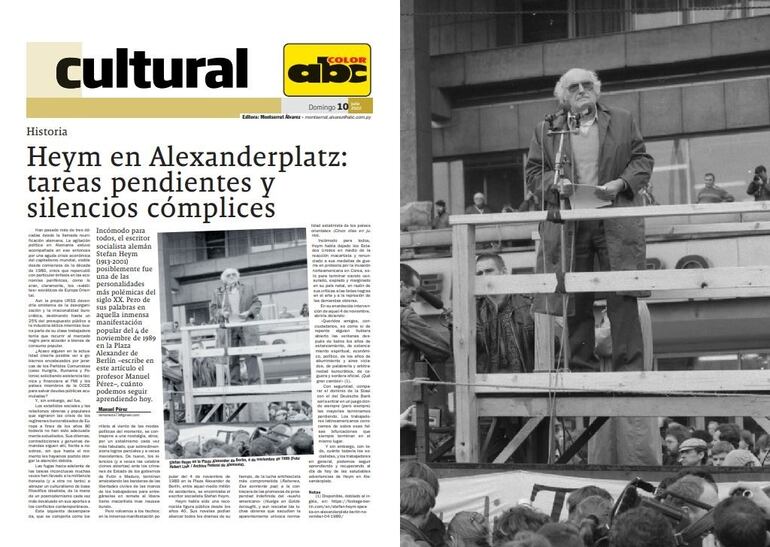 Suplemento Cultural del 10 de julio de 2022.