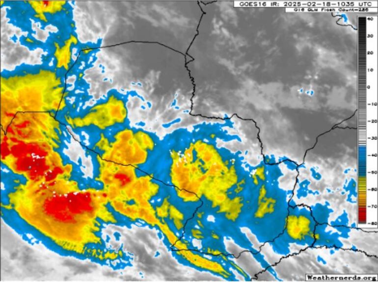 Anuncian lluvia para todo este martes.