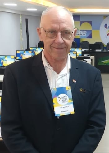 Eno Michels, directivo de la Asociación de Productores de Soja, Oleaginosas y Cereales del Paraguay.