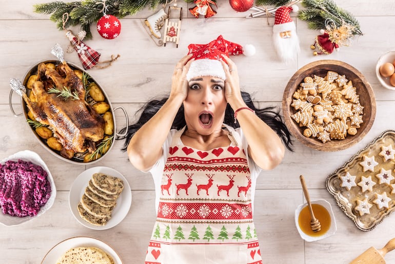 estrés navideño.