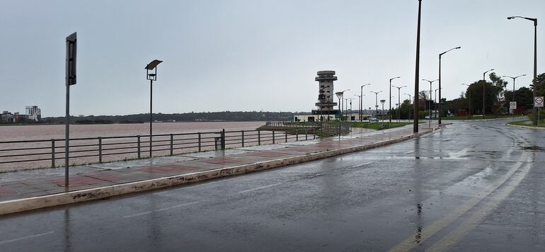 Precipitaciones en costanera de Cambyretá.