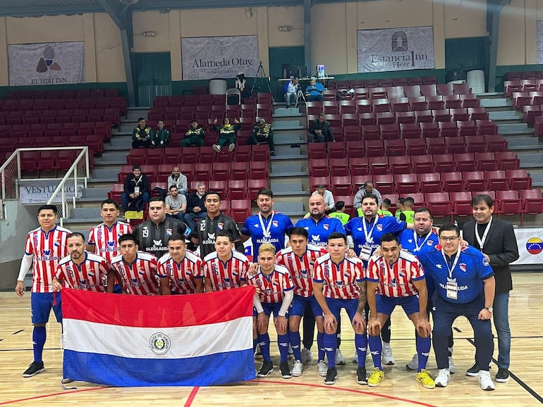 Plantel de Paraguay, que busca su cuarta estrella en el Mundial de Baja California, México. Ya se anotó a los cuartos de final.