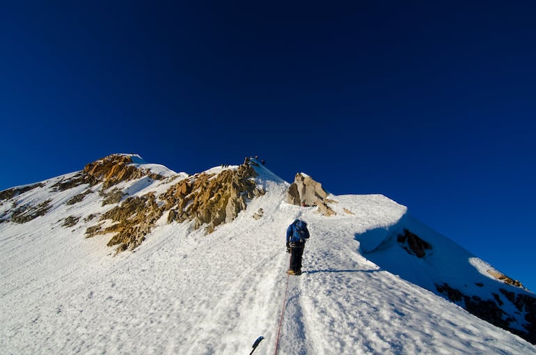 Ascensión al Huayna Potosí, Bolivia.