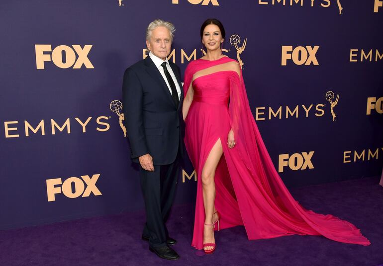 Michael Douglas y su esposa Catherine Zeta-Jones, una de las parejas más respetadas y admiradas de Hollywood.