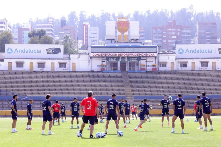 Esta mañana fue la última practica en el Atahualpa