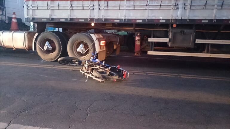 Accidente de tránsito en Itauguá.