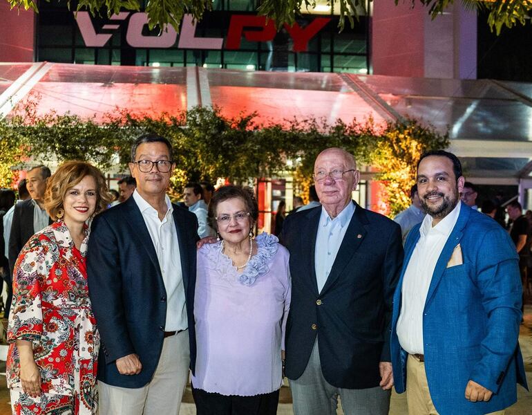 Ruht Bareiro, Christian Bareiro, María Estela Ayala de Bareiro, Florencio Bareiro y Ricardo Bareiro.