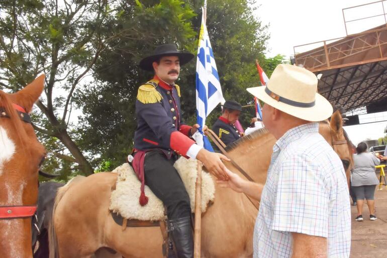 Fotos Jinetes uruguayos en Encarnación.