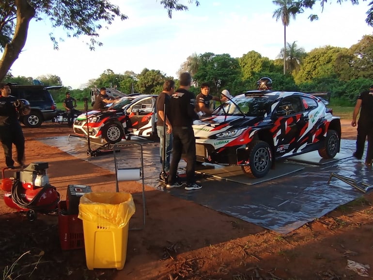 Alejandro y Marco Galanti (Toyota Gazoo Racing Paraguay) se preparan para buscar el título #22.