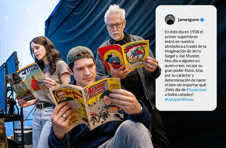 James Gunn rindió homenaje a Superman en su día.